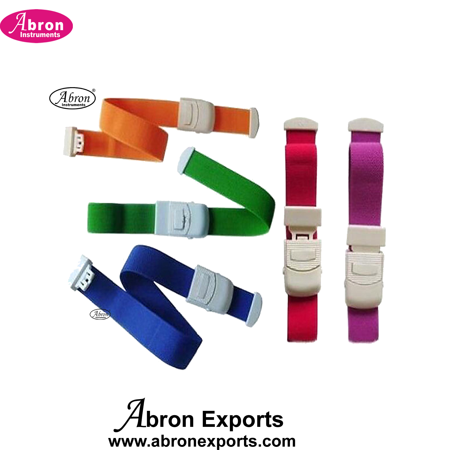 Tourniquet Silicon band 20mm with press release red green blue orange Hospital Medical Clinical Path Abron ABM-1721T 